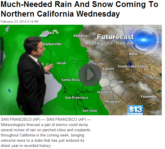 much-needed and snow coming to northern california wednesday