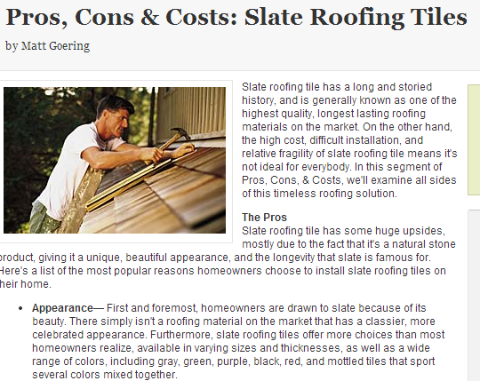 Reasons Why Slate is a Good Material for Roofing in Menlo Park CA