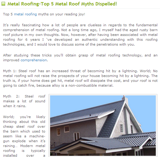 Roofers in Menlo Park and other Locales Debunk Metal Roofing Myths
