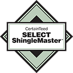 Shelton roof select shinlemaster logo